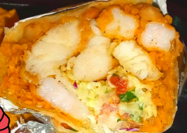 Baja Shrimp and Fish Burrito
