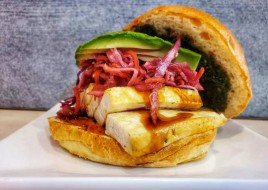 Vegan Tofu Burger Deluxe