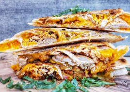 Pulled Spicy Chicken Quesadilla