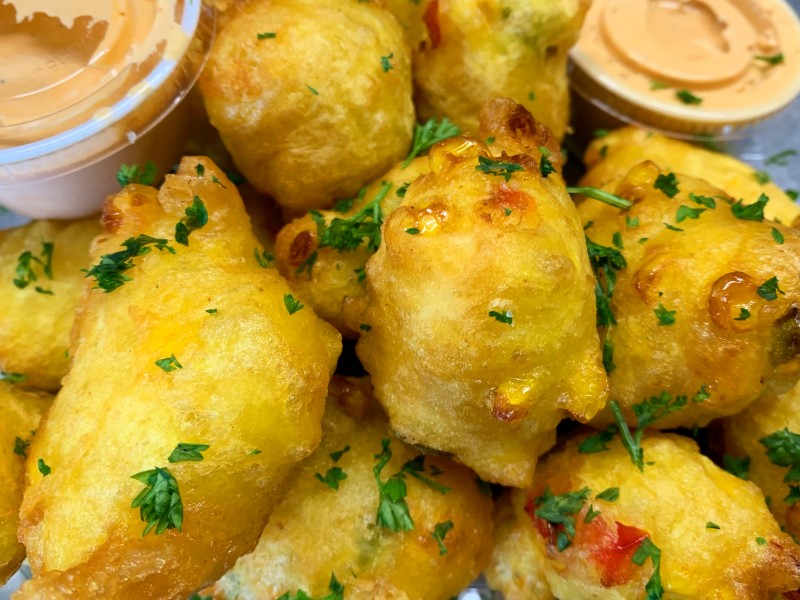 Poblano Corn Fritters