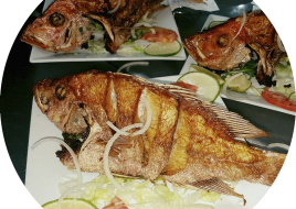 Pargo Entero Frito/Whole Red Snapper