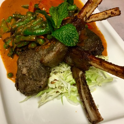 Grilled Rack of Lamb