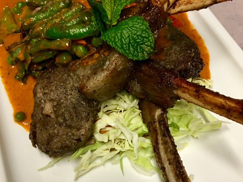 Grilled Rack of Lamb