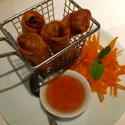 Crispy Spring Rolls Appetizer