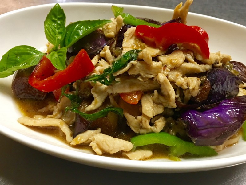 L- Spicy Eggplant