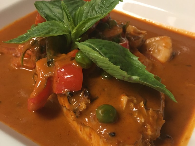 Salmon Panang