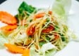 Som Tom ( Papaya Salad ) with Sticky rice