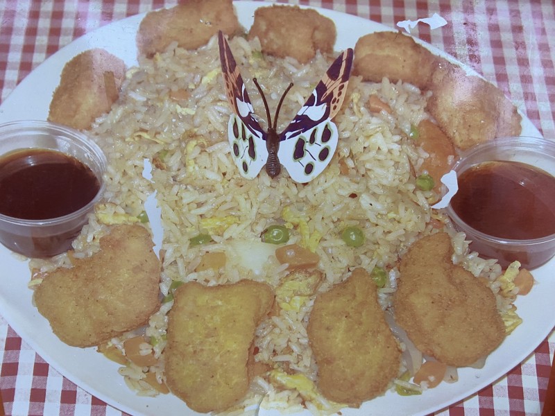CHICKEN NUGGET FRIED RICE