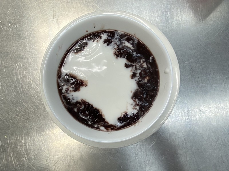 BLACK RICE PUDDING