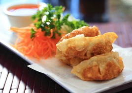 Pot Stickers Veggie Fried