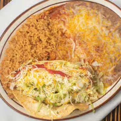 #7A-One Enchilada & One Hard Taco