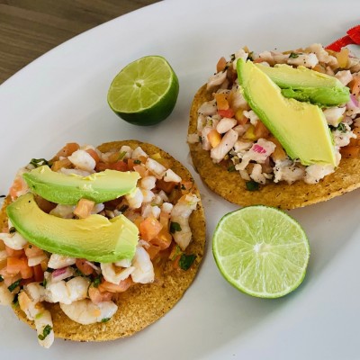 #29. Fish & Shrimp Tostada