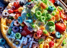 Cereal Waffles (Fruit Loops)