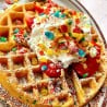 Cereal Waffles (Fruity Pebbles)