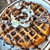 Cereal Waffles (Cocoa Pebbles)