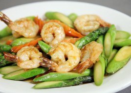 51. Asparagus and Shrimp