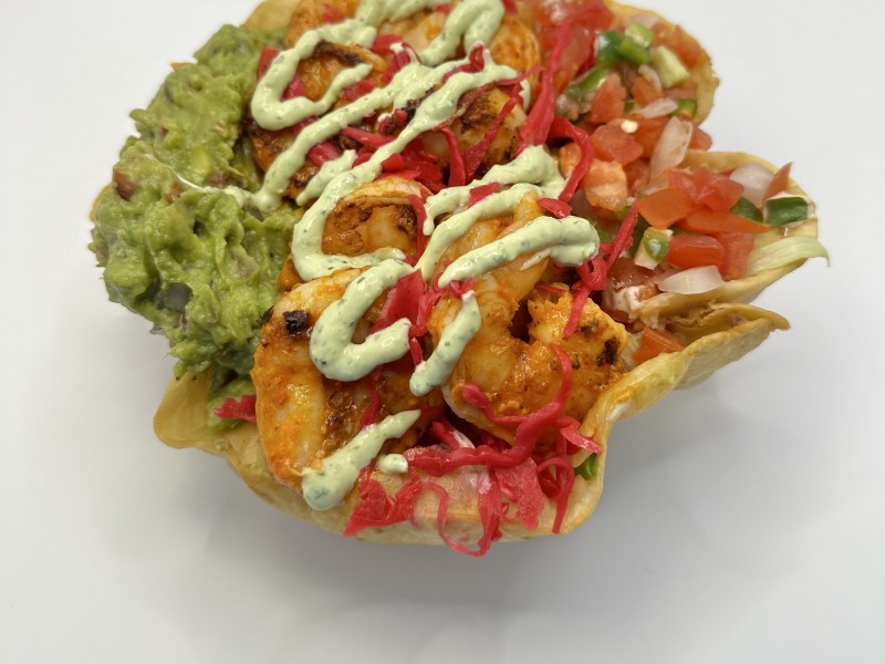 Shrimp Tostada