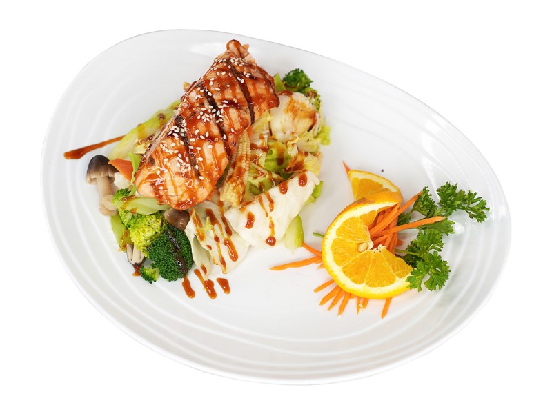 Grilled Teriyaki  Salmon