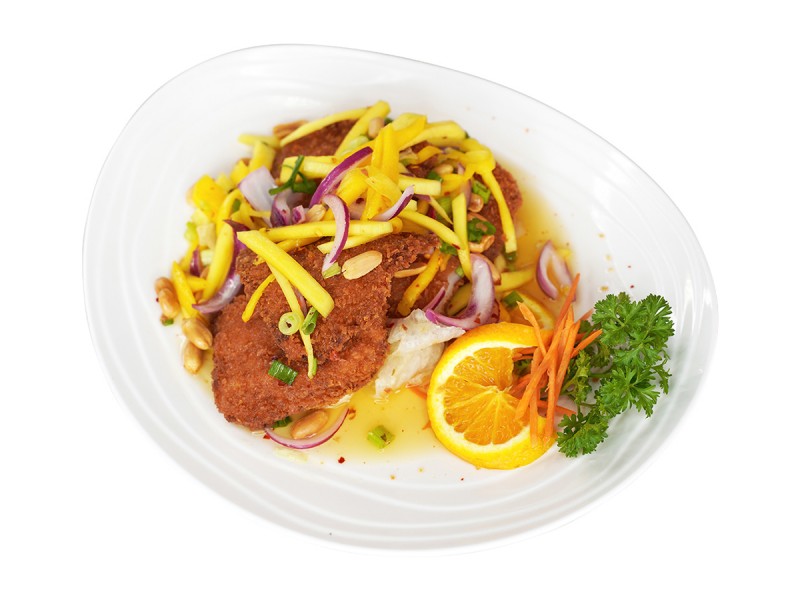 Crispy Mango Sole Fish