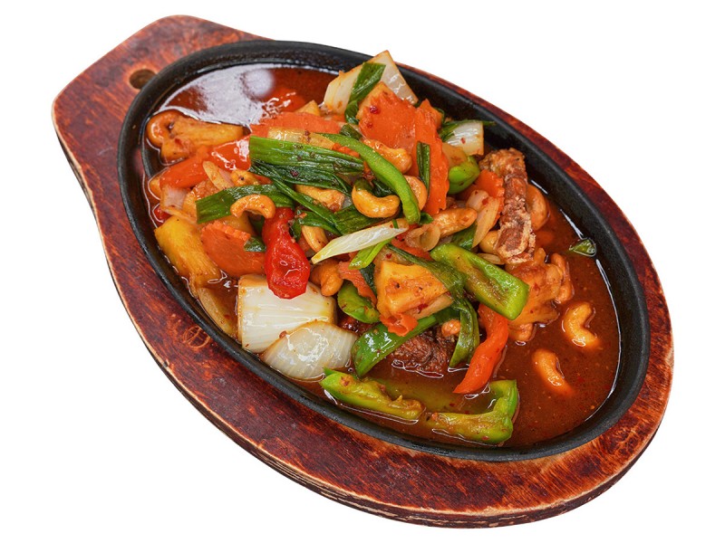 Soft Shell Crab In Sizzling Pan