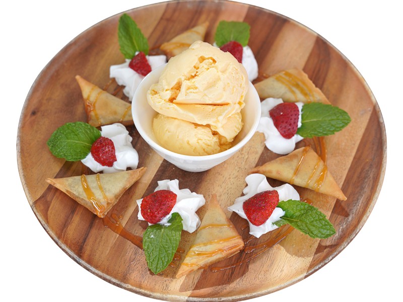 Fried Banana Ice Cream