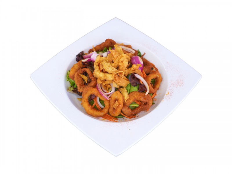 Crispy Calamari Salad