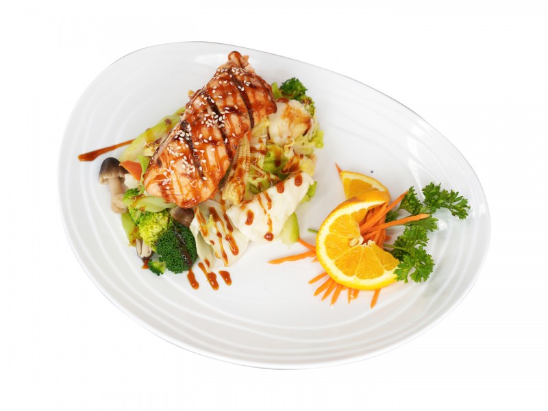 Grilled Teriyaki Salmon