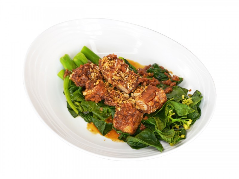 Crispy Pork & Chinese Broccoli