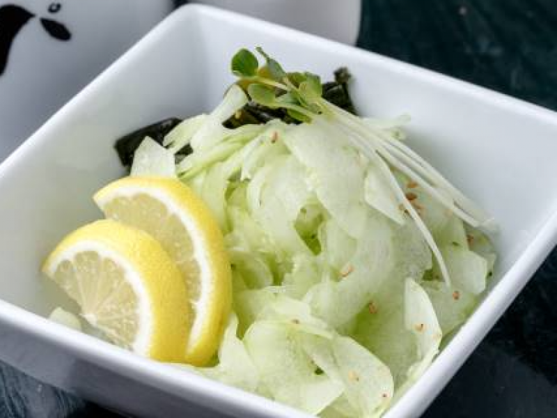 Cucumber sunomono,