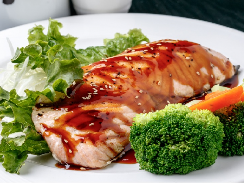 Entree-Salmon Teriyaki