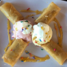 FRIED BANANA WITH ICE CREAM