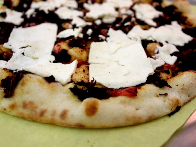 Feta with Spinach Mana'ish