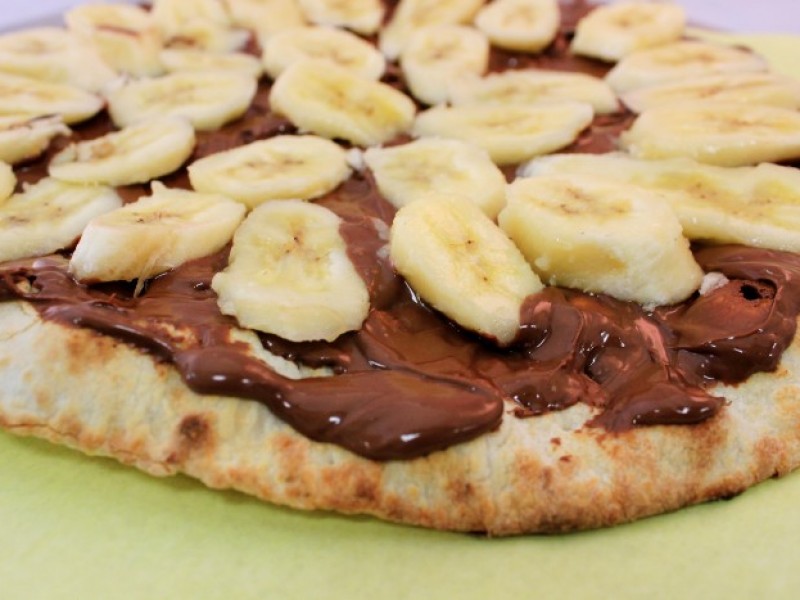 Nutella Pizza with Banana