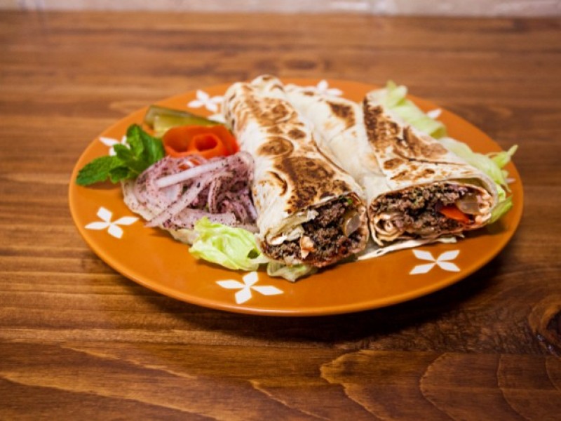 Kafta Beef (Ground Luleh Beef) Wrap