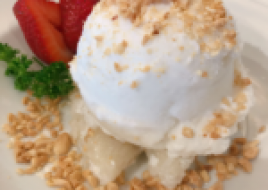 COCONUT ICE CREAM(HOMEMADE)