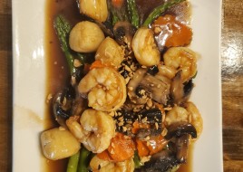 ASPARAGUS, SHRIMP & SCALLOPS