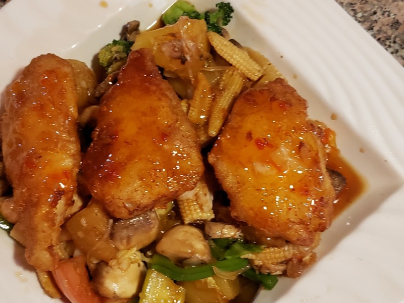 Three Flavored Halibut