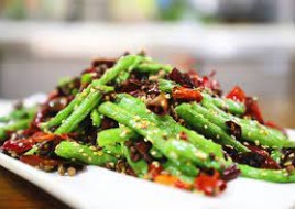 String Bean with Ground Pork Dinner