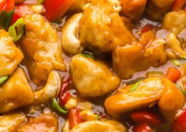 Diced Chicken with Cashew Nuts Dinner