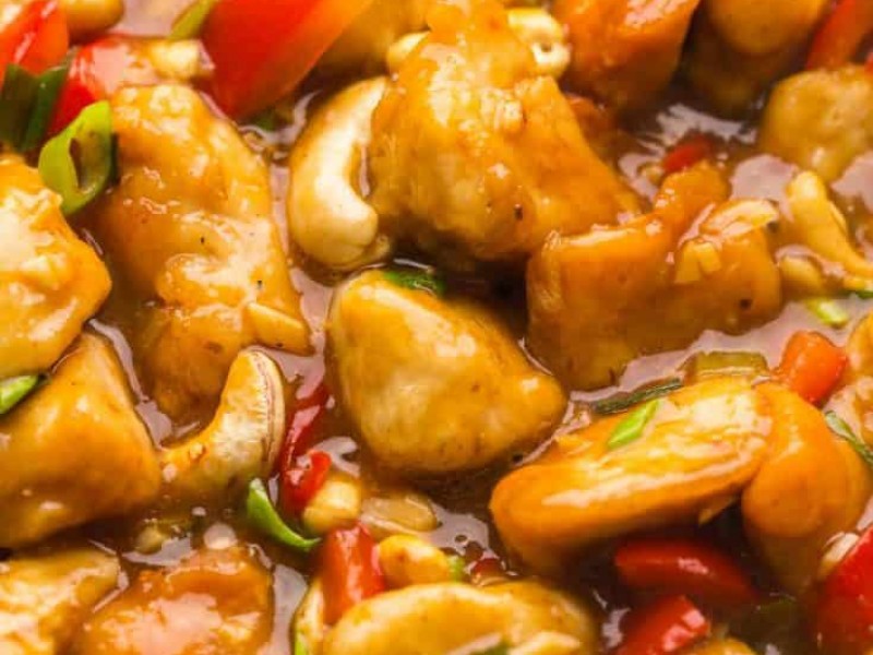 Diced Chicken with Cashew Nuts Dinner