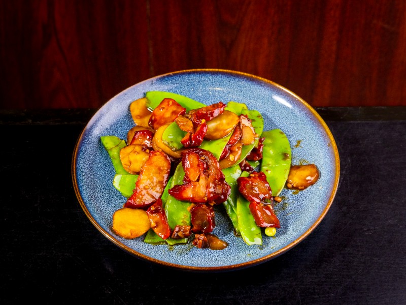 BBQ Pork with Snow Pea