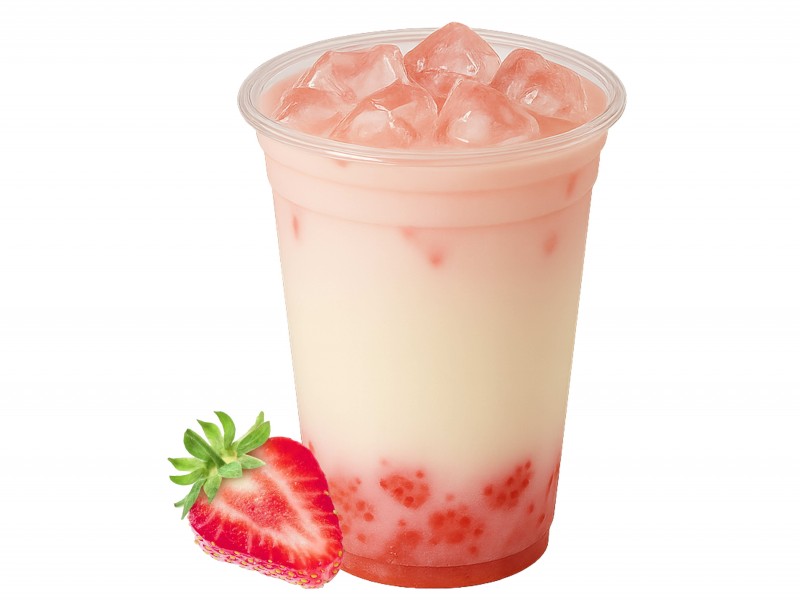 Strawberry Tea Latte