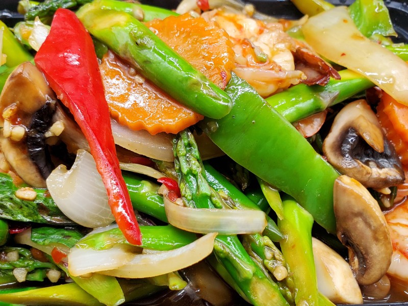 Asparagus Prawns