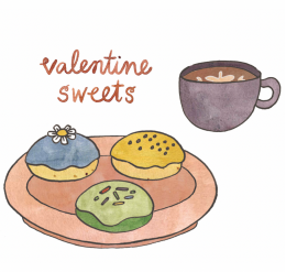 Valentine Sweets Organic Bakery & Café logo
