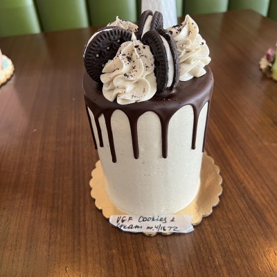 Cake #2 - Pre Order vegan Gluten Free cookies and cream cake, egg free , dairy free 