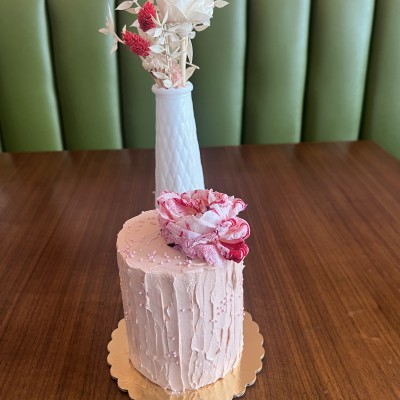 Cake #8 preorder 4 inch vegan, gluten free vanilla, dairy free, egg free, organic cake