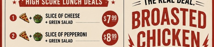 Lunch Specials 11:30 a.m. to 3:30 p.m.