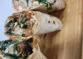 Pork Charcoal Shawarma Wrap