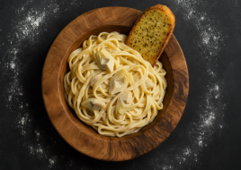 Fettucine Alfredo with Artichoke