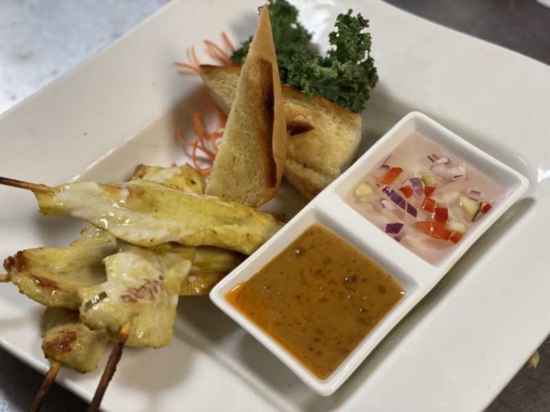 Chicken Satei (4 Skewers)